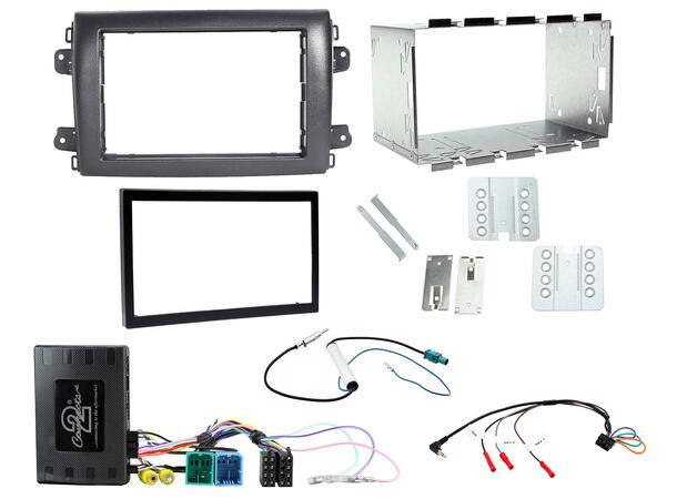 Connects2 Komplett monteringskit 2-DIN Fiat Ducato (2022 -->) m/OEM radio