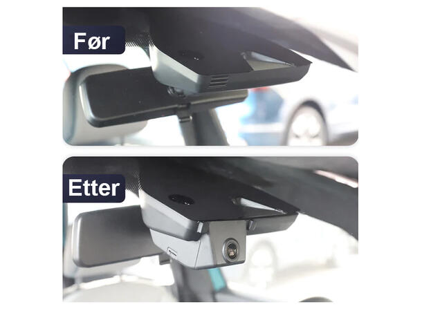 FITCAMX Integrert 4K Dashcam (foran+bak) VW ID.3 (2020 -->)