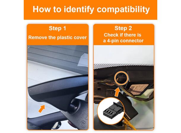 FitDVR Dashcam Power Adapter BMW 4-pin