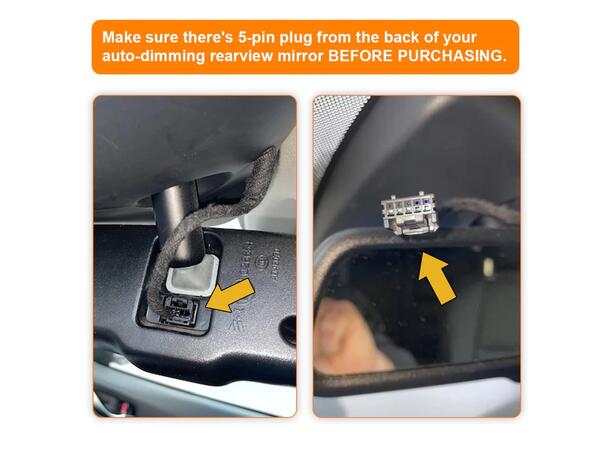 FitDVR Dashcam Power Adapter Mazda 5-pin