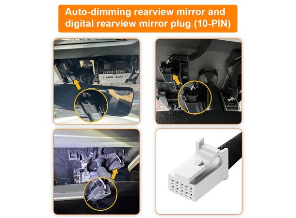 FitDVR Dashcam Power Adapter Toyota/Lexus 10-pin