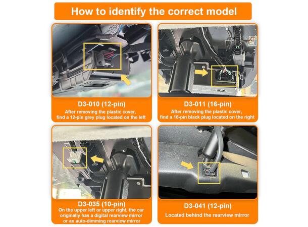 FitDVR Dashcam Power Adapter Toyota/Lexus 10-pin