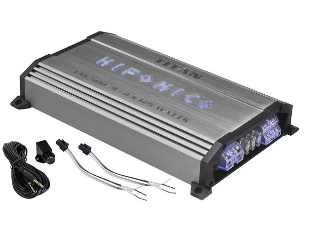 HiFonics TITAN EVO TXE500/4 Klasse A/B analog 4-kanals forsterker