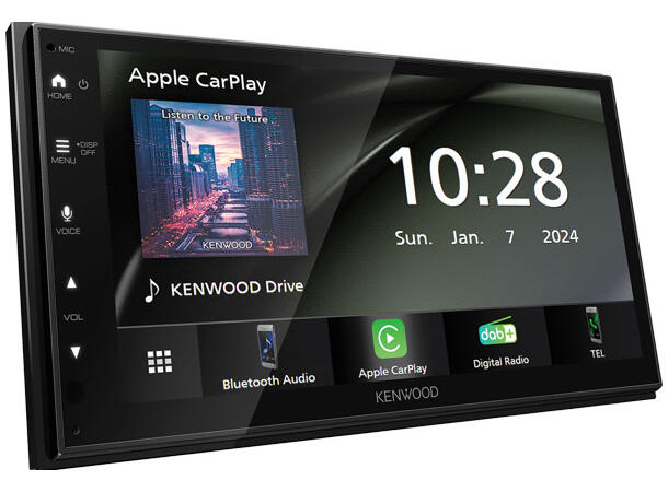 Kenwood DMX6523DABS 2-DIN MEDIASPILLER -  DAB BT USB/IPHONE