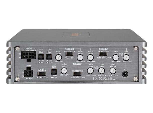 Musway Bilforsterker 6 x 180W i 2ohm 6-kanals forsterker SIX100