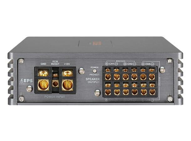 Musway Bilforsterker 6 x 180W i 2ohm 6-kanals forsterker SIX100