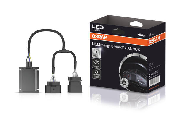 Osram LEDriving® Smart Can Bus  H7 LED 2pk, for H7 godkjent LED pære