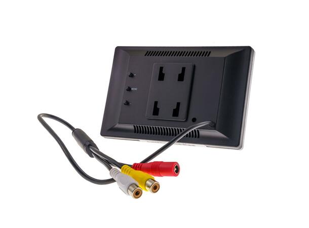 Ampire 5" TFT  LCD-Skjerm Med 2 videoinnganger (AHD/CVBS)
