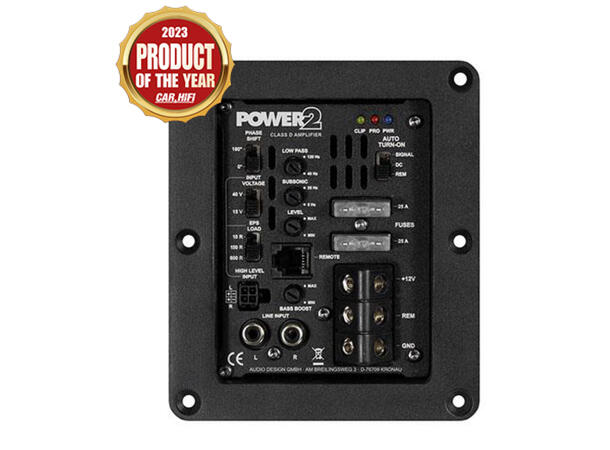Forsterkermodul for kasser 1x475W 1x475W RMS i 2ohm, 1x245W RMS i 4ohm