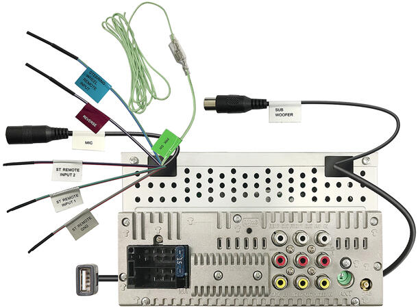 Kenwood DMX129DAB 2-DIN MEDIASPILLER -  DAB BT USB/IPHONE