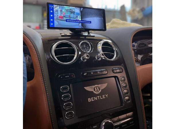 Ampire Apple Carplay/Android Auto Frittstående 10" skjerm m/DVR