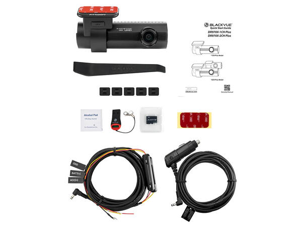 BlackVue Dashbordkamera 1 kanals 64GB 4K, WiFi, GPS, 30 b/s