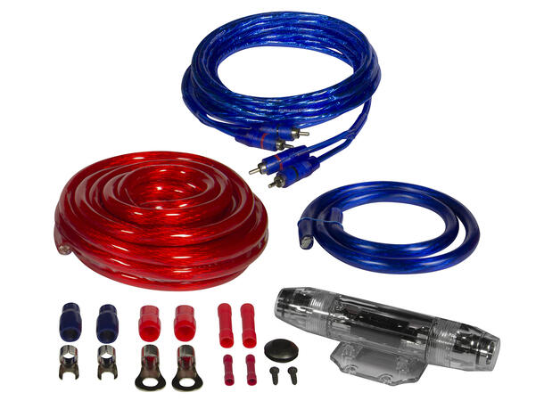 CRUNCH CRK35 kabelkit 35 mm² Komplett forsterker kit ink RCA