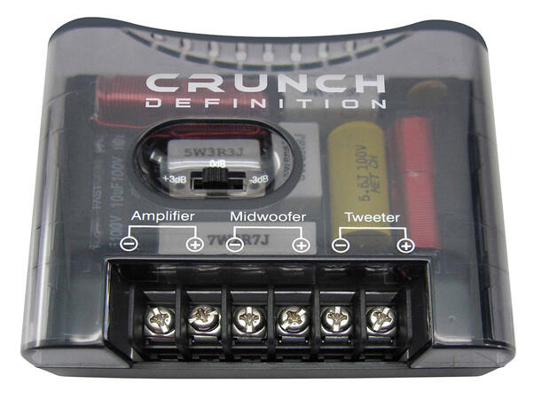CRUNCH DSX6.2E, 2-vei kompo 16,5cm 16,5 cm (6½") Komponentsett