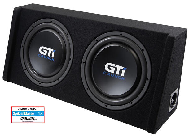 CRUNCH GTI300T 2x12" lukket basskasse 12" basskasse med slave