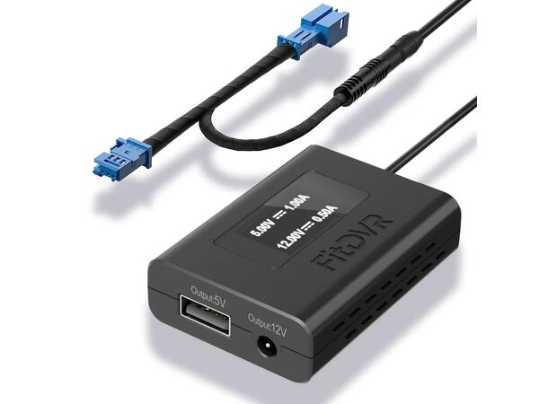 FitDVR Dashcam Power Adapter PSA 3-pin