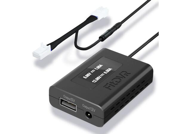 FitDVR Dashcam Power Adapter Toyota/Lexus 12-pin