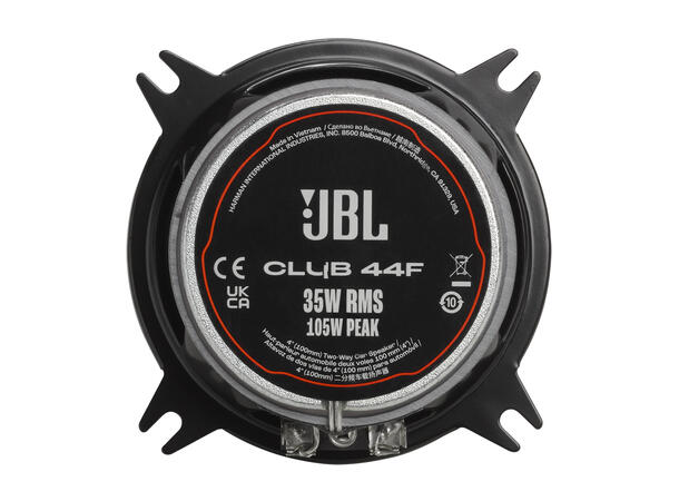 JBL Fulltone, 4" CLUB 4", 2-veis, 35W RMS, 105W MAX
