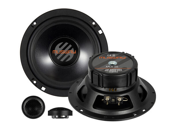 Musway 6½" komponentsett 6½ komponentsett 100/200W