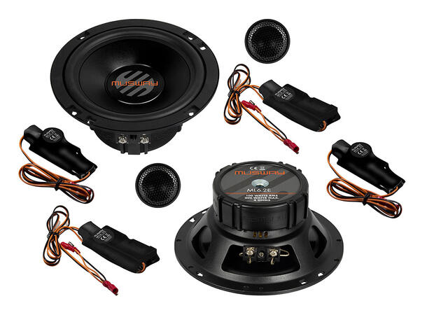 Musway 6½" komponentsett 6½ komponentsett 100/200W