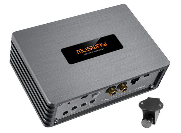 Musway kompakt forsterker 2x200W max Digital 2-kanals forsterker