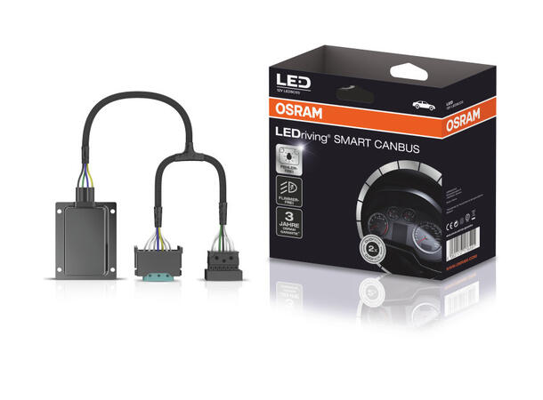 Osram LEDriving® Smart Can Bus  H7 LED 2pk, for H7 godkjent LED pære