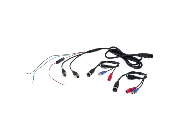 Ampire 7" TFT  LCD-Skjerm Med 2 videoinnganger, IP69
