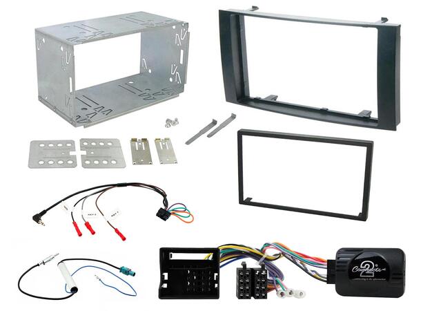 Connects2 Komplett monteringskit 2-DIN VW Touareg (2003 - 2010)