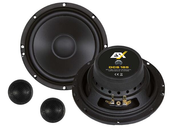 ESX 6,5"  komponentsett 90/180W Fiat, Citroen, Peugeot, Ford