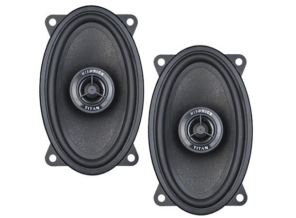 HiFonics TITAN 4x6" 2-veis koaxial 10x15 cm (4x6") 2-veis koaksial