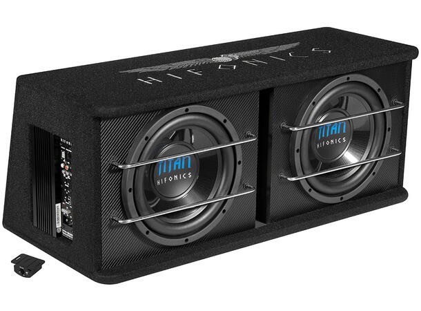 HiFonics TITAN TDA200R Aktiv 2x10" 2x10" Aktiv Bassreflekskasse