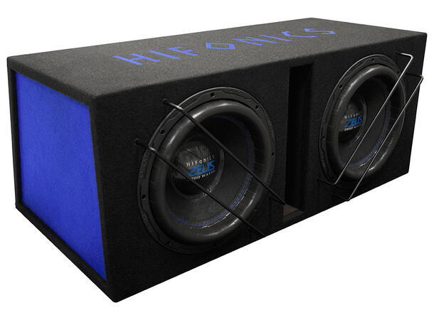 HiFonics ZSPL12DUAL 2x12" Basskasse 2x12" Bassreflekskasse