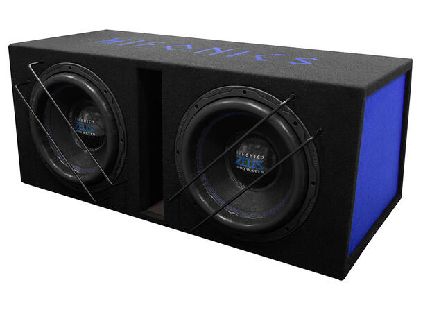 HiFonics ZSPL12DUAL 2x12" Basskasse 2x12" Bassreflekskasse