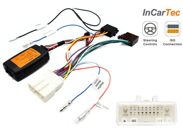 InCarTec Rattfjernkontroll interface Nissan (2007-2014) uten navi. 