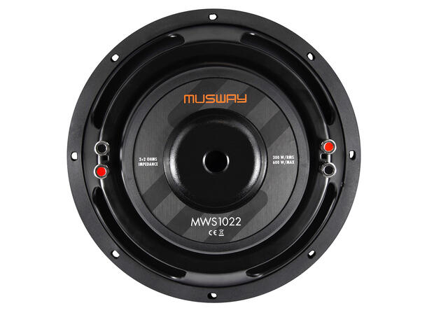 Musway 10" subwoofer flat design 600w max / 300w RMS 