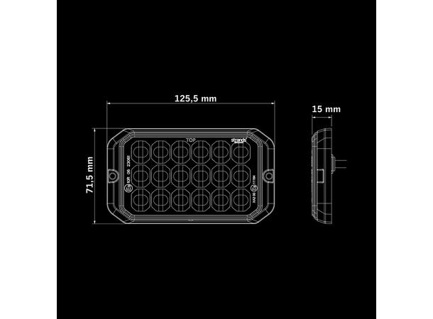 Strands Dark Knight Duo varsellys 18 LED 39 watt