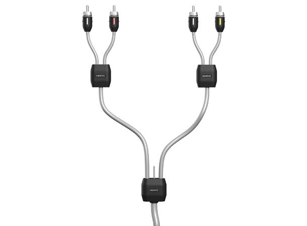HERTZ Marine  RCA 4-kanals, 10 meter IP67 marinegraderte RCA kabler 