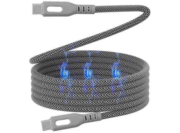 ConnectED Phone Kabel 1 meter Lightning USB Type-C til Lightning,magnetisk kabel