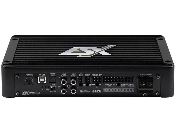 ESX 6-kanals DSP-forsterker 750W RMS i 2 Ohm