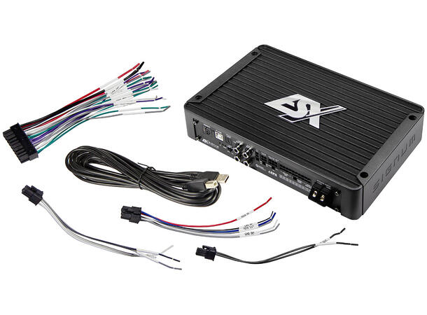 ESX 6-kanals DSP-forsterker 750W RMS i 2 Ohm
