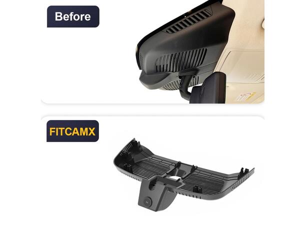 FITCAMX Integrert 4K Dashcam (front) MB Vito (W447) (2024 - 2025)