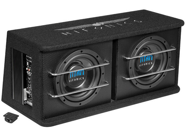 HiFonics TITAN TDA200R Aktiv 2x8" 2x8" Aktiv Bassreflekskasse