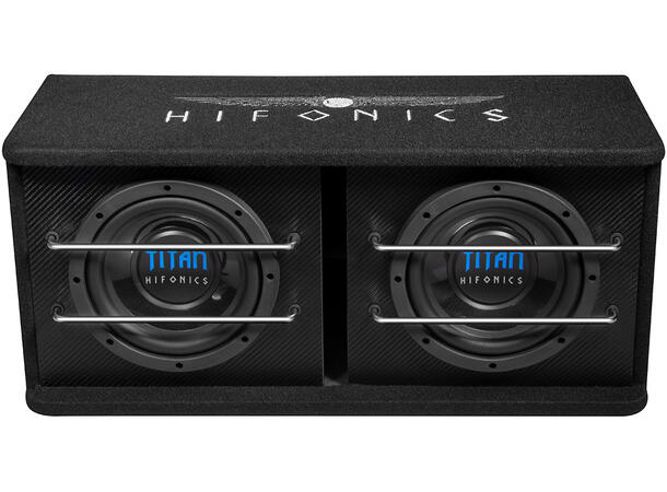 HiFonics TITAN TDA200R Aktiv 2x8" 2x8" Aktiv Bassreflekskasse