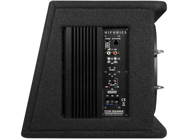 HiFonics TITAN TDA200R Aktiv 2x8" 2x8" Aktiv Bassreflekskasse