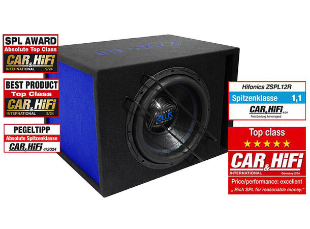 HiFonics ZSPL12R 12" Basskasse 12" Bassreflekskasse