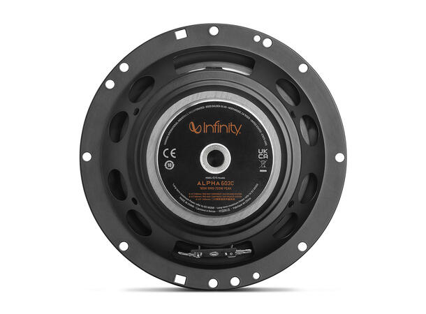Infinity Kompo ALPHA  6½" 4ohm ALPHA 6½", 2-veis, 50W RMS/400W max
