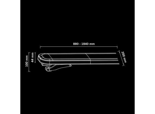 Strands Big Energy varsellys 120 cm Varsellys for takmontering (Flyplass)