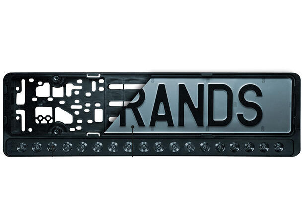 Strands integrert LED-lys i skiltholder! Verdensnyhet! Nuuk E-line 7800 lumen