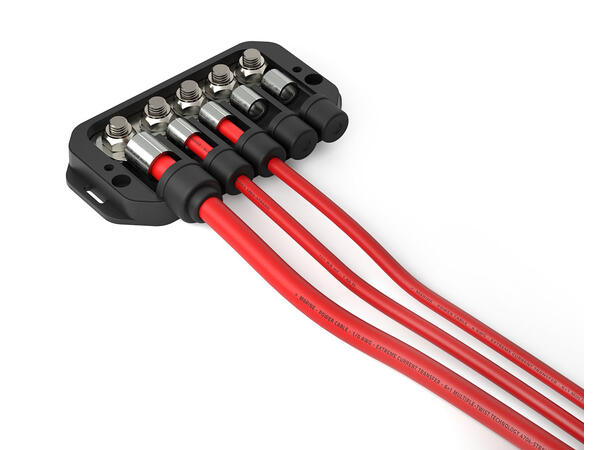 HERTZ Marine splittboks IP54 marinegraderte splitt 1 inn/4 ut 