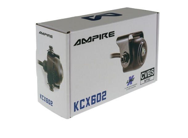 Ampire Ryggekamera (CVBS) NTSC - 8 meter kabel